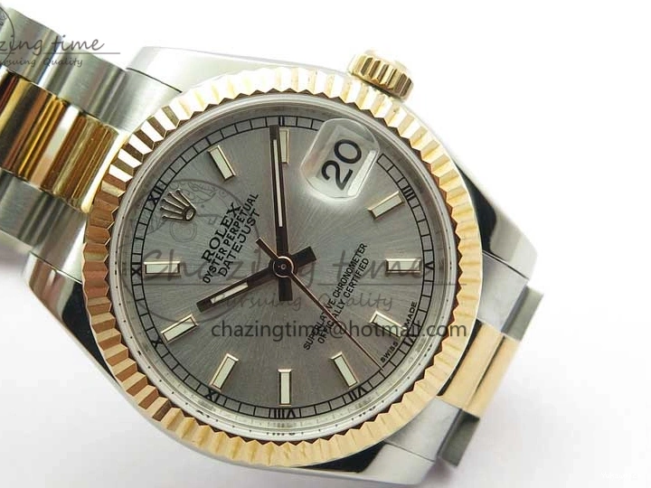 NH05A Dial Edition RG on 31mm Markers SEIKO Best GSF President Silver SS Stick Bracelet 178274 Datejust SS RG 0514